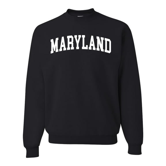 Wild Bobby State of Maryland College Style Unisex Crewneck Sweatshirt