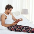thumbnail image 5 of Naloa Ladybug Pajama Pants Men, PJ Bottoms, Sleep & Lounge Pants-XX-Large, 5 of 6