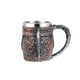 thumbnail image 4 of Taza de viaje de cráneo Metal de acero inoxidable Metal Vikingo Tazas de cerveza Tazas góticas Tazas de halloween Barras de Halloween Huesos Drinkware Jardín Coleccionables Methold HA011468-00B, 4 of 7