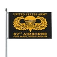 thumbnail image 2 of US Army 82nd Airborne Fort Bragg North Carolina Double Sided Banner 3x5FT Banner Breeze Flag Garden Flag Decorative Flag, 2 of 5