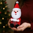 thumbnail image 6 of Santa Claus Plush Toy, 10-Inch Soft Stuffed Santa Doll for Christmas Tree & Home Decor, Holiday Gift for Kids & Family in 3 Styles，B, 6 of 7