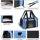 thumbnail image 3 of Qlfyuu Bolsa de Transporte para Perros Gatos, Caja de Transporte Plegable para Mascotas Medianas Pequeñas en Avión, Caja de Transporte para Perros Pequeños y Gatos, 15 Libras (Gris, Mediana), 3 of 5