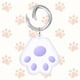 thumbnail image 5 of Preciosa funda de silicona compatible con , bonita funda antipérdida de de dibujos animados para cartera, coche, mascota, gato, pe púrpura, 5 of 7