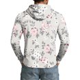 thumbnail image 6 of Men's UPF 50+ Sun Protection Shirt Anti UV Quick Dry Hoodie Long Sleeve Lightweight Fishing Hiking Swim T-Shirt Light pink L, 6 of 6