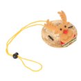 thumbnail image 1 of Handmade Lightweight Lizard Hat With Cute Elk Decoration For Small Animals, Adjustable Pet Straw Hat For Christmas Parties, 1 of 8
