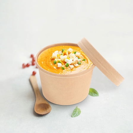 CHICHUMID 10 Sets Ice Cream Paper Cup Khaki Cylindrical Disposable For Desserts And Snacks