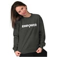 thumbnail image 5 of Female Girl Power Empowering Women Women Crewneck Sweatshirt Brisco Brands S, 5 of 6