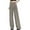 Khaki, variant on tarylea Cargo Pants for Women High Waist Cinch Bottom Pants Wide Leg Solid Color Trousers with Pockets Casual Loose Athletic Pants