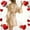 Beige, variant on Women’s Robes Silk Robe Feather Trim Light Cozy Robes for Women Valentines for Women Bathrobe
