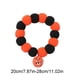 thumbnail image 3 of Collar de Bolas de Pelo para Mascotas con Diseño de Calabaza y Cascabeles para Gatos | Naranja | Talla M (20-28 Cm) | Diseño Festivo | Poliéster Ligero | 1 Collar de Bolas de Pelo, 3 of 6
