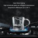 thumbnail image 3 of Injueey Taza medidora de café de vidrio graduada para espumar leche fácilmente y arte Latte, forma suave y redonda Cocina y Comedor, 3 of 6