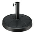 thumbnail image 1 of Gymax 31 lbs Patio Round Umbrella Weighted Base Heavy-Duty Table Market Stand Outdoor, 1 of 10
