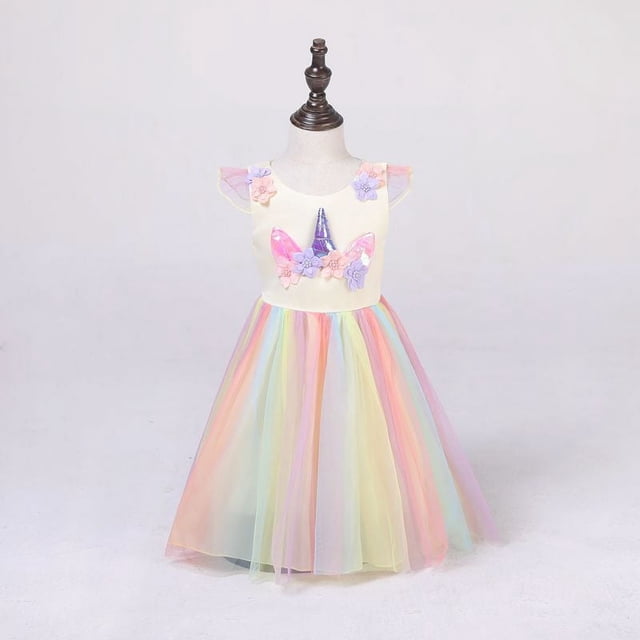 Vestido de niña, vestido infantil, vestido de Navidad, vestido de princesa, ropa infantil