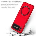 thumbnail image 5 of Allytech Magntic Case for Samsung Galaxy Z Flip 3, Compatible with Magsafe Wireless Charging Support Drop Proof Anti-Scratch Shockproof Slim Case Cover for Samsung Galaxy Z Flip 3 - Red, 5 of 7