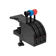 Logitech G PRO Flight Yoke System, Professional Simulation Yoke and Throttle Quadrant, 3 Modes, 75 Programmable Controls, Configurable Throttle Knobs, Steel Shaft, USB, PC - Black