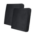 thumbnail image 1 of Funda de sofá individual para asiento de sofá, 2 piezas, negra, 1 of 6