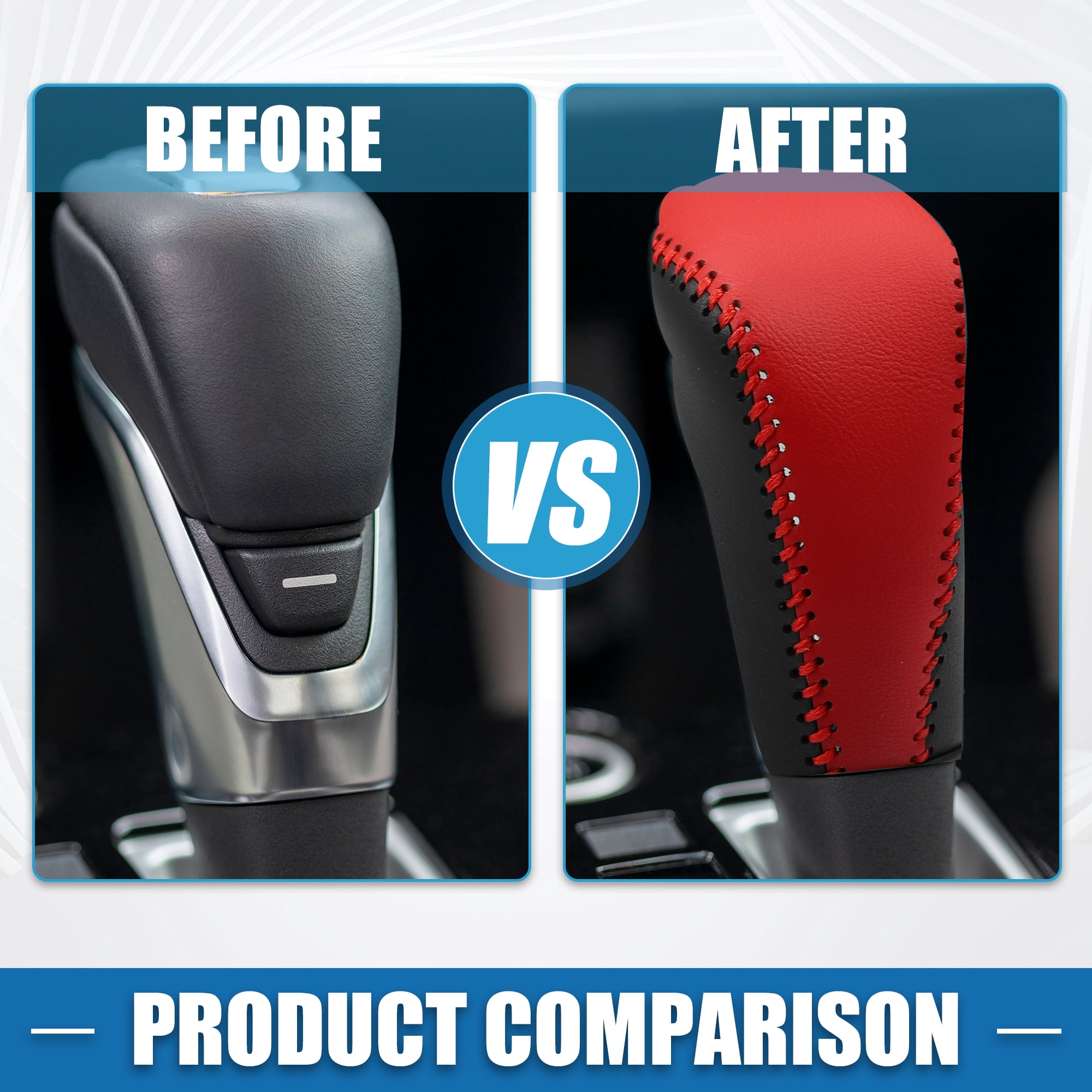 Unique Bargains Gear Shift Lever Cover for Nissan Altima Armada Frontier Kicks 2020-2023