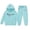 Mint Green, variant on Gaexia Fall Clothes For Girls 10-12 ,Girls Hoodie and Joggers Set Winter Warm Casual Outfit Stylish Print Toddler Comfy Kids Clothes,8-9 Years
