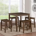 thumbnail image 1 of Steve Silver Westlake Brown Wood 5-piece Counter Height Dining Set, 1 of 13