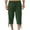 Army Green, variant on UVEASISHA Men's Long Shorts Loose Fit Knee Length 3/4 Baggy Pants Summer Drawstring Sport Golf Lounge Capri Pant with Pockets 2025 Big and Tall Dark Blue,XL