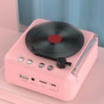 thumbnail image 7 of ZFYXGS Record Player Wireless Bluetooth Sound Retro Creatives Mini Portable Card Insert Small Speaker Subwoofer Gift, 7 of 7