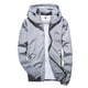 thumbnail image 1 of Men's Casual Color Plus Size Hoodie Reflective Zipper Outdoor Sport Coat 6XL, 1 of 5