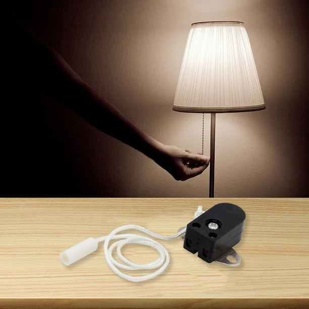 Pull Cord Switch 250V Pull Cord Wall Light Switch With Cord Rotating Pull Cord Switch For Wall Lamp Bedside Lamp