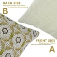 thumbnail image 4 of Fabdivine Farmhouse "Viscose Linen" Cushion Cover, Decor for Home, Accent Pillowcase for Living Room, Sofa, Bed, 24"X24", Brown, 4 of 4