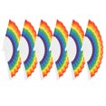 thumbnail image 1 of Fyydes Manual Folding Fan Foldable Hand Fan Beautiful Dancing Weddings Friends Gift For, 1 of 8