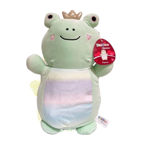 Squishmallows HugMees 2024 Valentine Squad 14 Fenra the Frog Plush Doll