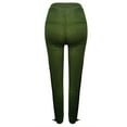 thumbnail image 2 of Manxivoo Yoga Pants Ladies Summer Yoga Leisure Low Waist Slit Wide Leg Yoga Light Comfortable Flared Pants Women's Pants Green XL, 2 of 5