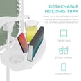 thumbnail image 6 of Best Choice Products Set of 2 Zero Gravity Lounge Chair Recliners for Patio, Pool w/ Cup Holder Tray - Sage Green/White, 6 of 9