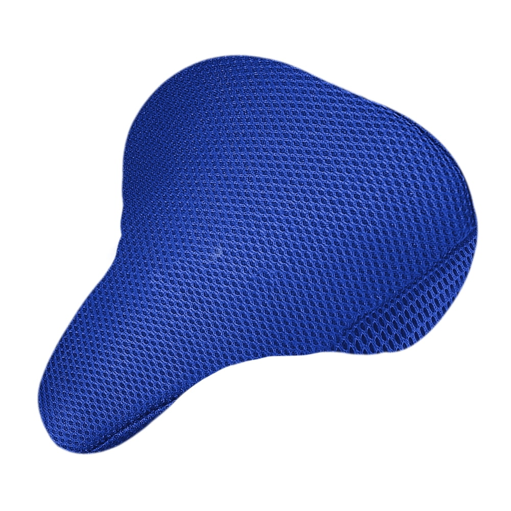 Universal Comfort Blue Bicycle Seat Cover Cushion Pad Soft Bike Saddle