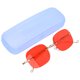 thumbnail image 2 of Gafas de sol sin montura con estilo para hombres y mujeres, gafas de sol portátiles con protección UV para viajes al aire libre, 2 of 8