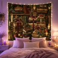 thumbnail image 2 of Vintage Armchair and Books Tapestry Wall Hanging, 2 of 7