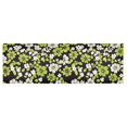 thumbnail image 6 of Yayeee Kitchen Valance Rod Pocket 54" x 18" Living Room Window Curtain, Green Flower Pattern, 6 of 6