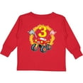 thumbnail image 3 of Inktastic Monster Truck 3rd Birthday Boys or Girls Long Sleeve Toddler T-Shirt, 3 of 5