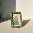 Printed Memory Frame with Waves Border for Desk Shelf and Dresser ...