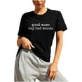 thumbnail image 2 of Daisyyozoid T-Shirt Joyeuse Fête des Mères pour Femmes, Coupe Ample, Col Rond, Imprimé de Lettres, Manches Courtes, Haut Décontracté, 2 of 5