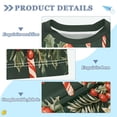 thumbnail image 2 of FORMRS Boys Rash Guard with Short Sleeves UPF 50+ Swim Shirts Sizes 3-12T, Christmas Holly Bows, 2 of 6