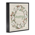 thumbnail image 3 of Stupell Industries Coastal Shells & Festive Holly Black Framed Giclee Art, 12 x 12, by Paul Brent, 3 of 7