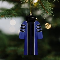 Class of 2026 Graduation Ornament, 3.15" Acrylic Purple Gown Keepsake. Flat Doctoral Robe Hanging Decor for Christmas Tree, Car Mirror. University High School Grad Gift (Purple)