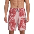 thumbnail image 1 of Fotbe Red Meat Pantalones Cortos de Pijama para Hombre, Ropa de Dormir, Pantalones de Pijama Cortos para Hombre-Medium, 1 of 6