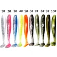 thumbnail image 4 of Bangcool 10 Pcs Appâts de Pêche Réalistes en Plastique Pailleté Leurre de Pêche Crankbait, 4 of 9