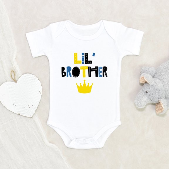 Pregnancy Announcement Baby Clothes - Lil' Brother Baby Clothes - Newborn Baby Clothes