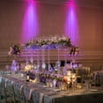 thumbnail image 6 of Uxcell Table Runner Sequin Foil Thin Mesh Metallic Table Runner Dark Purple 16 Feet, 6 of 6