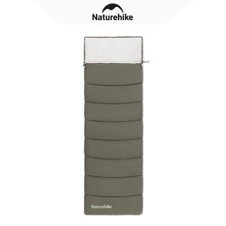 Naturehike, Envelope Hooded Sleeping Bag, Water Repellent Skin-friendly Sleeping Bag, Removable & Spliced Design, Machine Washable, For Home/Hiking/Travel/Camping
