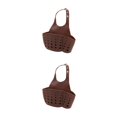 thumbnail image 1 of Ounissouiy 1 unidad de doble bolsillo con ventosa para fregadero, escurridor de esponja, escurridor, cesta de almacenamiento, utensilio de cocina, Type1 NO1, 1 of 5