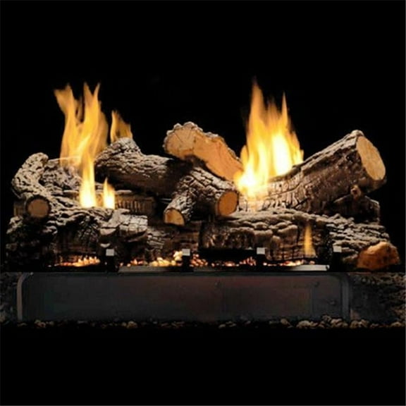 30 in. Multi-Sided Refractory Fire Place Log Set