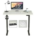 thumbnail image 1 of Gymax Bureau Électrique Debout Réglable en Hauteur Double Moteur Noir, 1 of 10